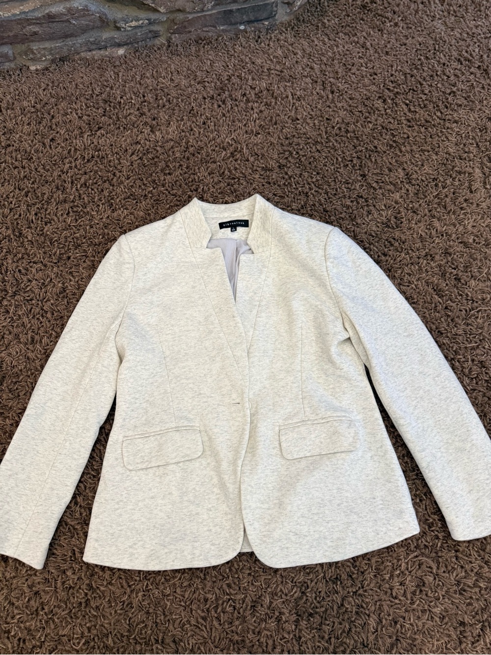 Gibson Cream Open-Front Women's Blazer